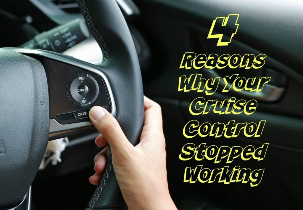 cruise control should not be used