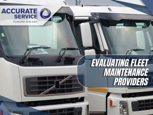Evaluating Fleet Maintenance Providers