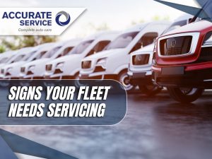 Signs Your Fleet Needs Servicing